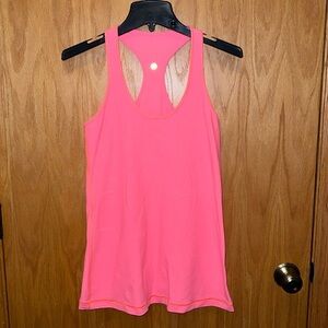 lululemon athletica Bright Pink Racerback Tank